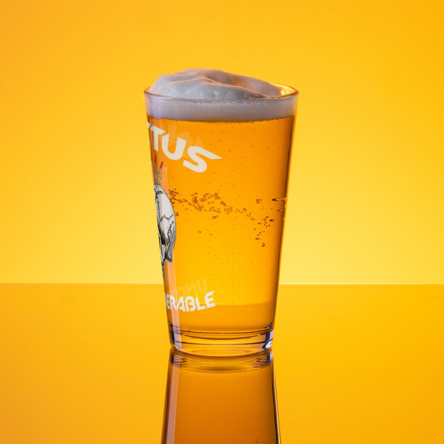 Invictus Shaker pint glass