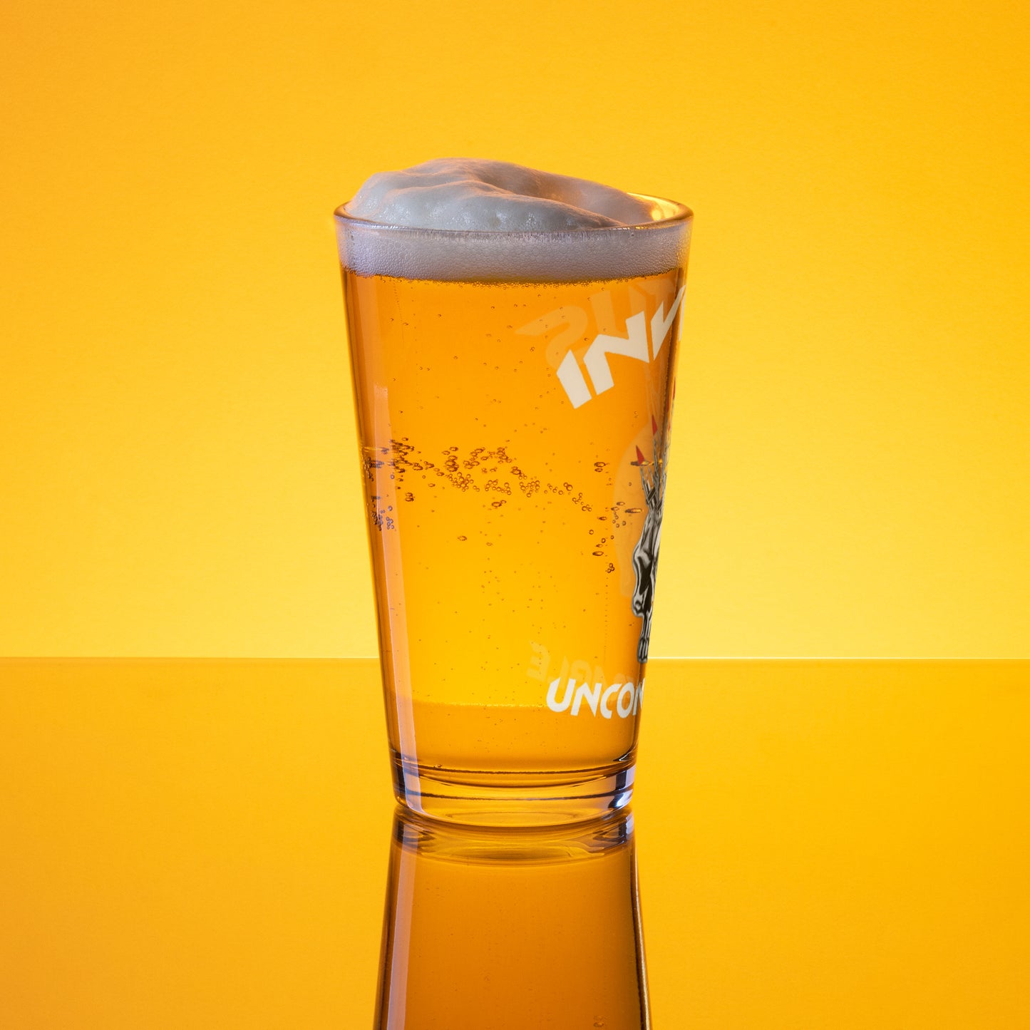 Invictus Shaker pint glass