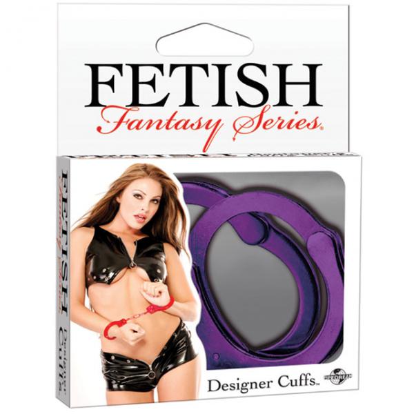 Fetish Fantasy Designer Metal Handcuffs Purple