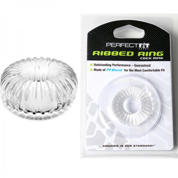 Ribbed Ring Clear