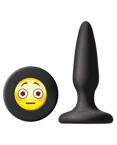 Mojis #OMG Mini Butt Plug with Emoji Face  Black