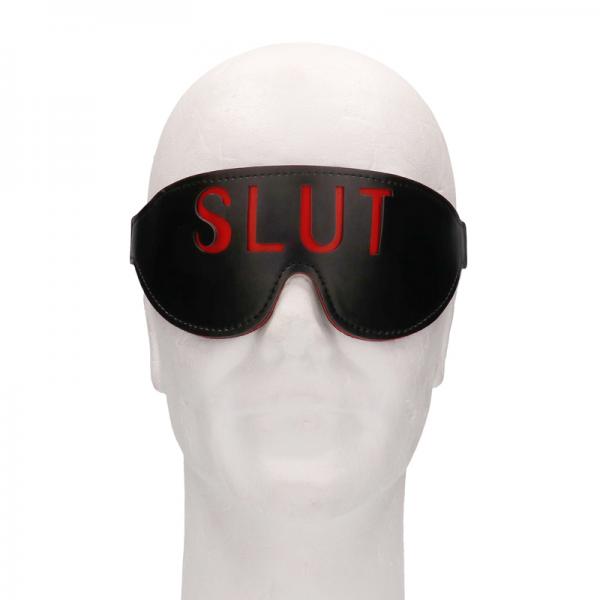 Ouch! Blindfold - Slut - Black
