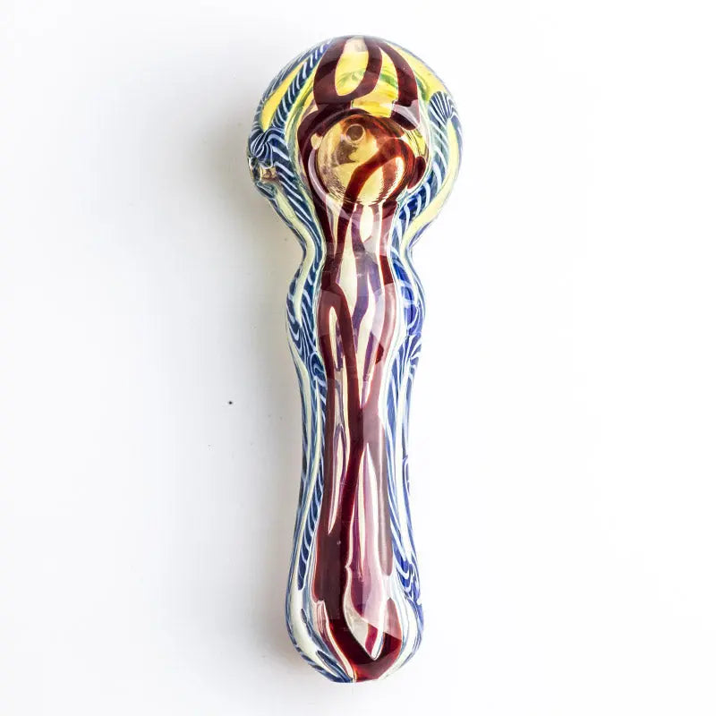 Fumed Glass Pipe w/ Maria Ring